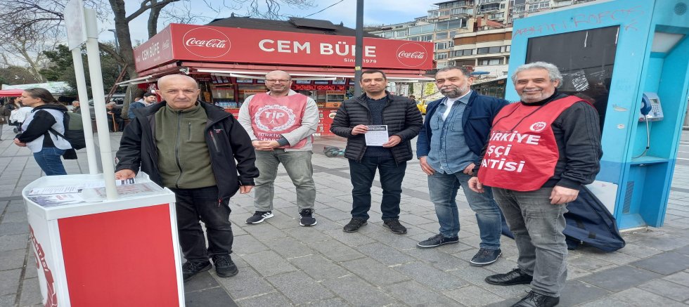 Türkiye İşçi Partisi Üsküdar'da Üye Kayıt Çalışması Yaptı