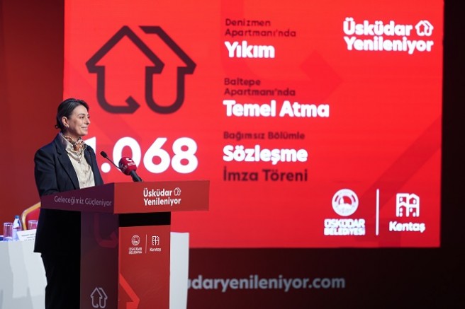 Üs­kü­dar'da  Kent­sel Dö­nü­şüm İçin  İmza Tö­re­ni Ger­çek­leş­ti­ril­di