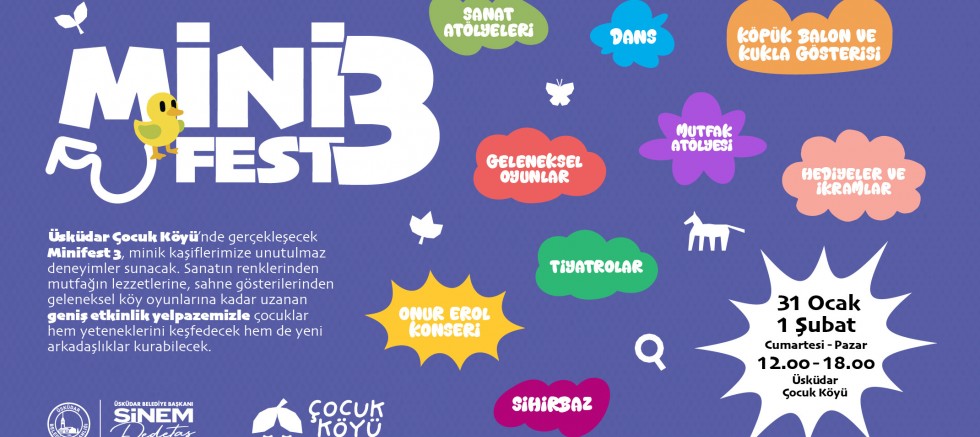 Üsküdar Çocuk Köyü’nde MiniFest 3 Coşkusu Başlıyor