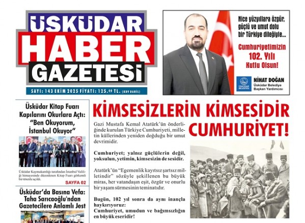 Üsküdar Haber Gazetesi’nden Gururlu Sayı: “YAŞASIN CUMHURİYET!”